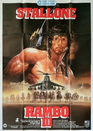 Rambo 3 Italian 2 Piece Movie Poster Stallone (1)