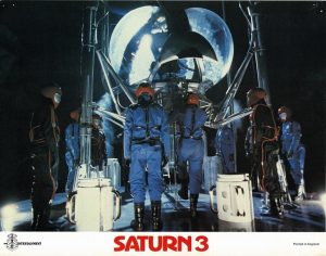 Saturn 3 Uk Lobby Card Kirk Douglas Farrah Fawcett (2)