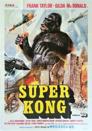 Super Kong Ape 1976 Italian 2 Sheet Movie Poster (5)