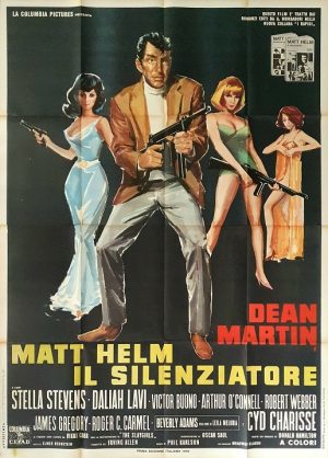 The Silencers Dean Martin Italian 2 Piece Movie Poster (1)