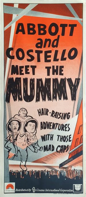 Abbott And Costello Meet The Mummy Australian Daybill Movie Poster (25) Edited