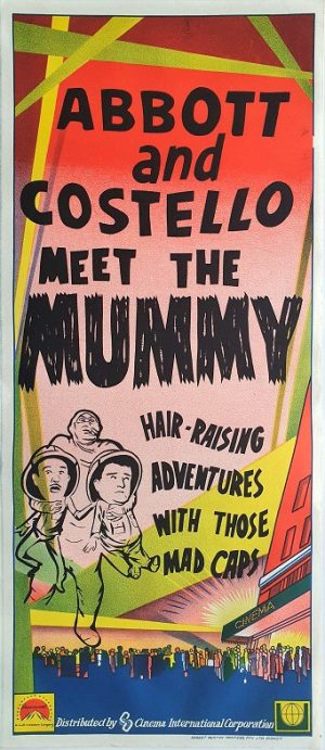 Abbott And Costello Meet The Mummy Australian Daybill Movie Poster (26) Edited