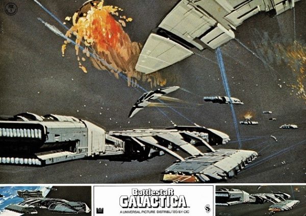 Battlestar Galactica German Lobby Card English Use (2)