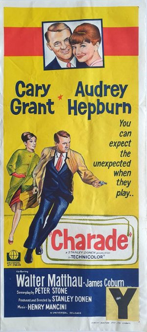 Charade Australian Daybill Movie Poster (1) Edited