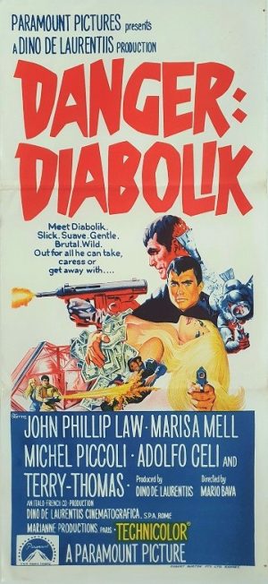 Danger Diabolik Australian Daybill Movie Poster (5)