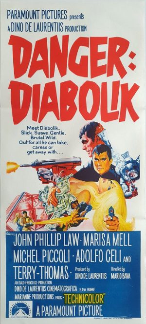 Danger Diabolik Australian Daybill Movie Poster (5) Edited