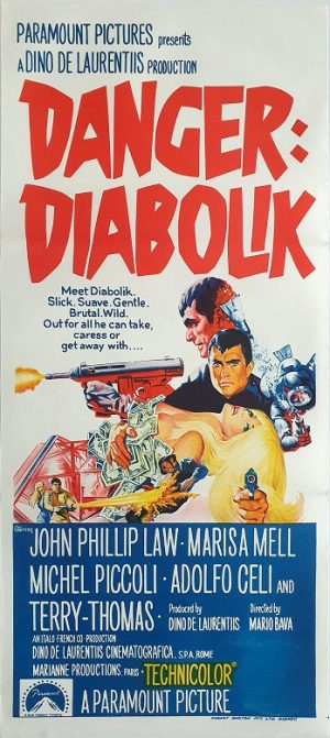 Danger Diabolik Australian Daybill Movie Poster (6) Edited