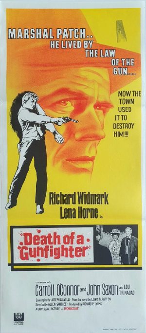 Death Of A Gunfighter Australian Daybill Movie Poster (33) Edited