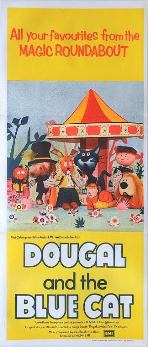 Dougal And The Blue Cat Magic Roundabout Australian Daybill Movie Poster (10) Edited