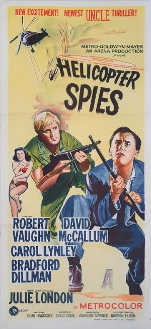 Helicopter Spies The Man From Uncle Australian Daybill Movie Poster (3)