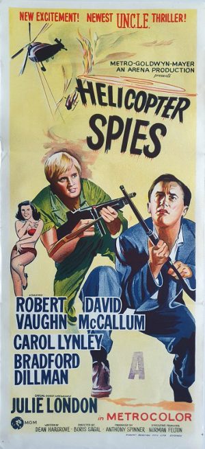 Helicopter Spires The Man From Uncle Australian Daybill Movie Poster (7) Edited