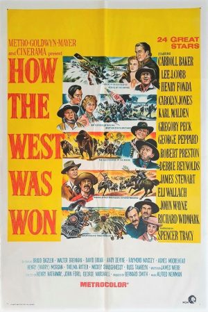 How The West Was Won Australian One Sheet Movie Poster (1)