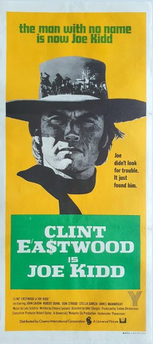 Joe Kid Clint Eastwood Australian Daybill Movie Poster (15) Edited