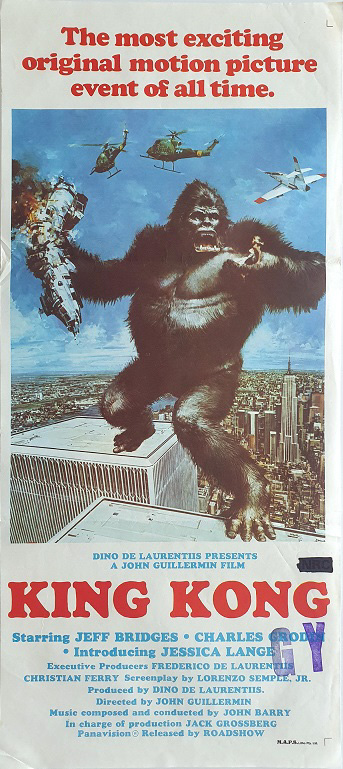 King Kong Australian Daybill Movie Poster (14) Edited