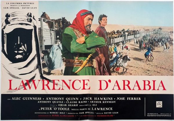 Lawrence Of Arabia Italian Locandina Movie Poster David Lean Jack Hawkins Alec Guiness Anthony Quinn Omar Sharif (7) Edited