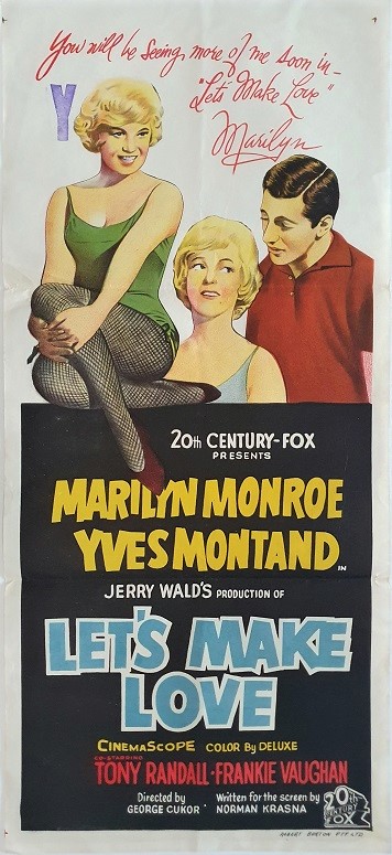Lets Make Love Marilyn Monroe Australian Daybill Movie Poster (15)