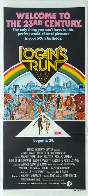 Logans Run Australian Daybill Movie Poster (8) Edited