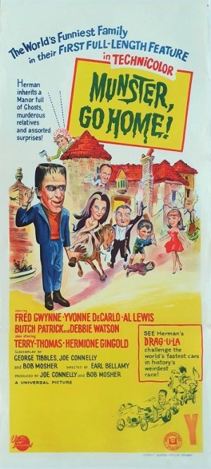 Munster Go Home Australian Daybill Movie Poster (22)
