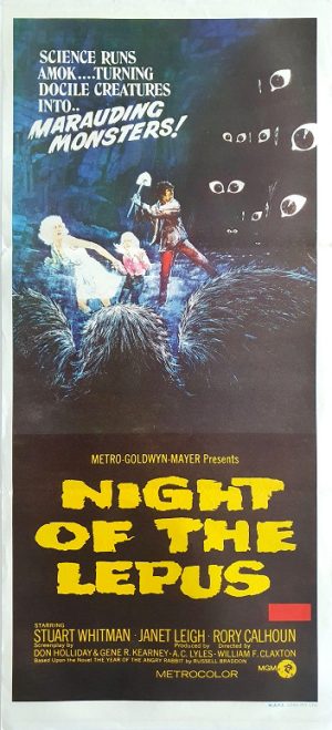 Night Of The Lepus Australian Daybill Movie Poster (13) Edited