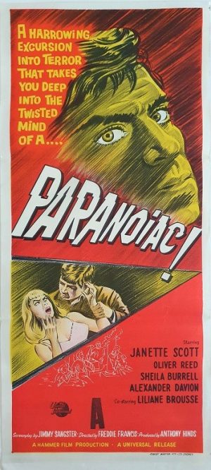 Paranoiac Australian Daybill Movie Poster (38)