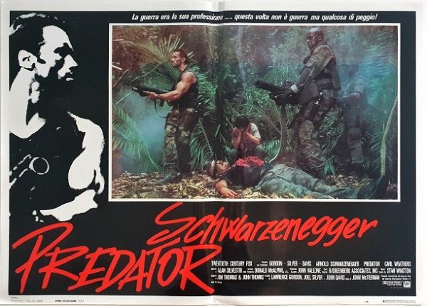 Predator Arnold Schwarzenegger Italian Photobusta Movie Poster (2)