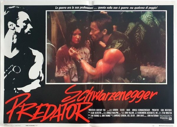 Predator Arnold Schwarzenegger Italian Photobusta Movie Poster (6)