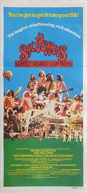 Sgt Peppers Lonely Hearts Club Bee Gees Australian Daybill Movie Poster (60) Edited