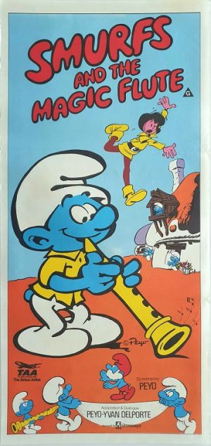 Smurfs And The Magic Flute Australian Daybill Movie Poster (18) Edited