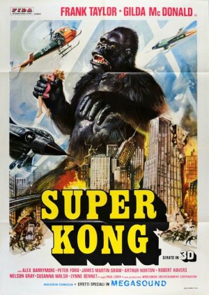 Super Kong Italian One Piece Movie Poster