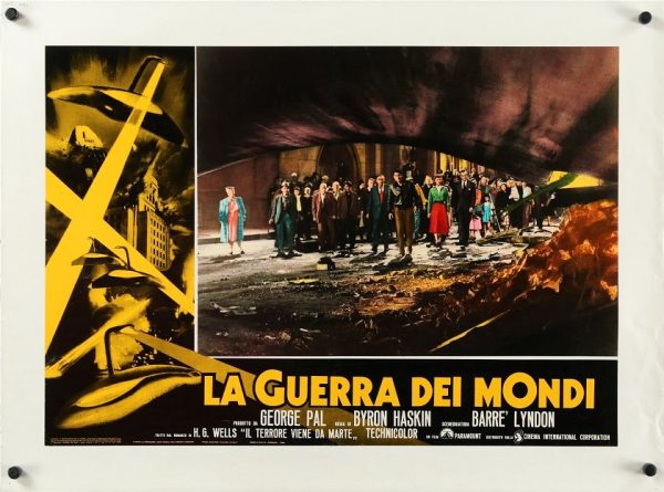 War Of The Worlds Linenbacked Italian Photobusta R1970s (1)