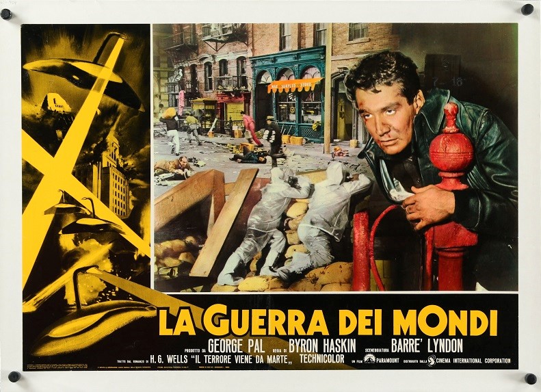 War Of The Worlds Linenbacked Italian Photobusta R1970s (2)