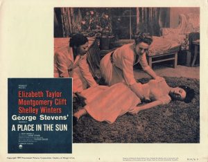 A Place In Thge Sun Us Lobby Card 1959 Rerelease Elizabeth Taylor Shelly Winters Montgomery Clift (1)
