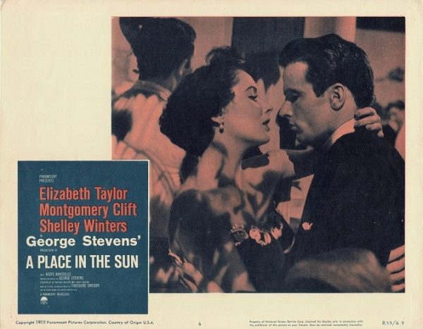 A Place In Thge Sun Us Lobby Card 1959 Rerelease Elizabeth Taylor Shelly Winters Montgomery Clift (4)