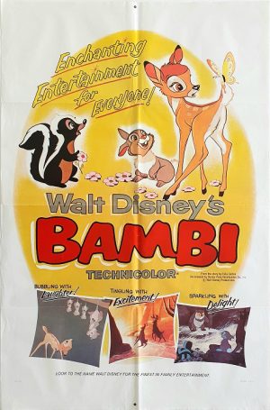 Bambi Us One Sheet Movie Poster (1)