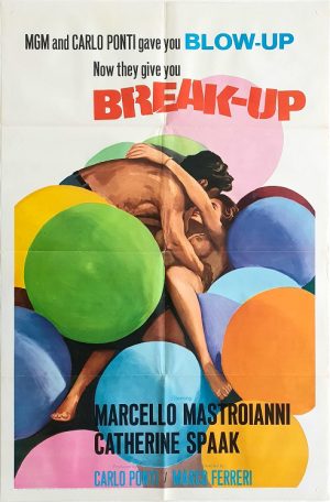 Break Up Us One Sheet Movie Poster Luomo Dei Cinque Palloni The Man With The Balloons (1)