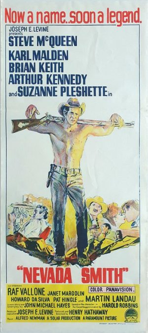 Nevada Smith Steve Mcqueen Australian Daybill Movie Poster