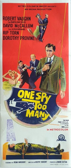 One Spy Too Many The Man From Uncle Australian Daybill Movie Poster