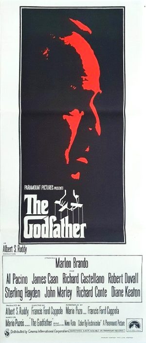 The Godfather Australian Daybill Movie Poster