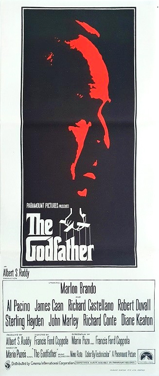 The Godfather Australian Daybill Movie Poster