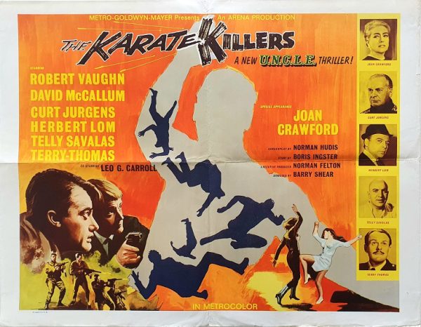 The Karate Killers Man From Uncle Us Half Sheet Movie Poster