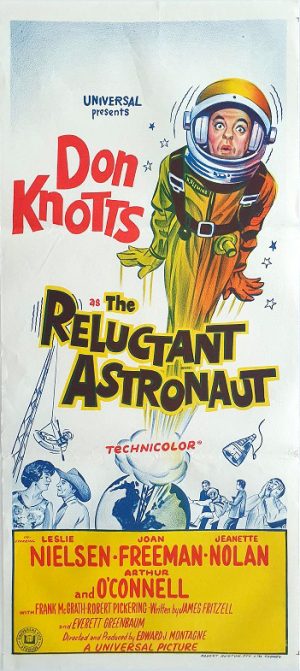 The Reluctant Astronaut Don Knotts Australian Daybill Movie Poster