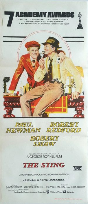 The Sting Australian Daybill Movie Poster