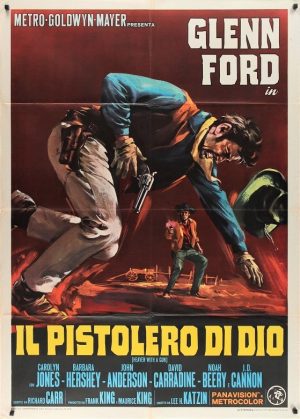 Italian Heaven With A Gun Glenn Ford Italian Movie Poster