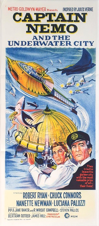 Captain Nemo Australian Daybill Movie Poster