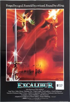 Excalibur Uk One Sheet Movie Poster