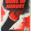 The Guns Of August Ww1 One Sheet Movie Poster 1960s