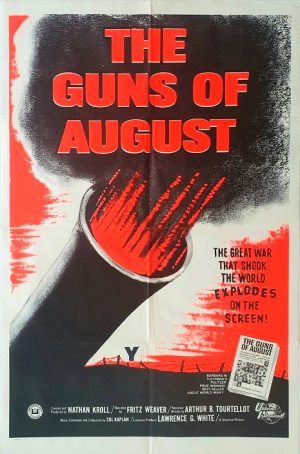 The Guns Of August Ww1 One Sheet Movie Poster 1960s