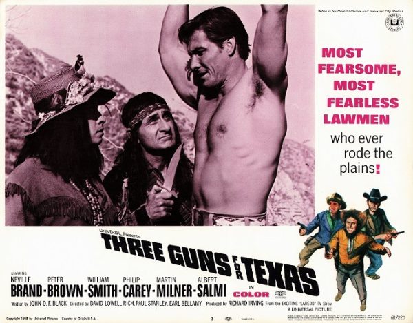 Three Guns For Texas Us Lobby Card (38)