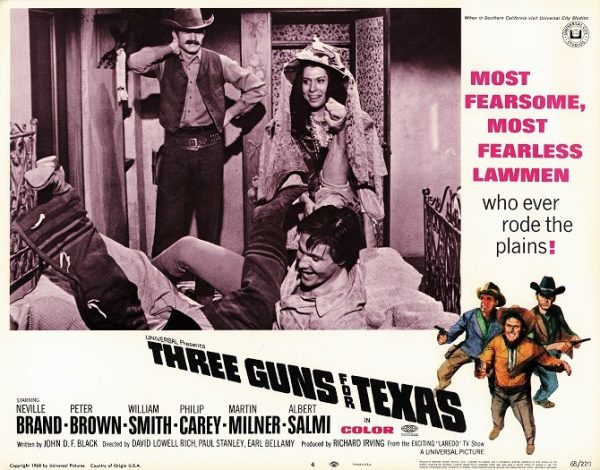 Three Guns For Texas Us Lobby Card (39)