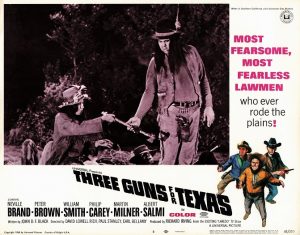 Three Guns For Texas Us Lobby Card (40)